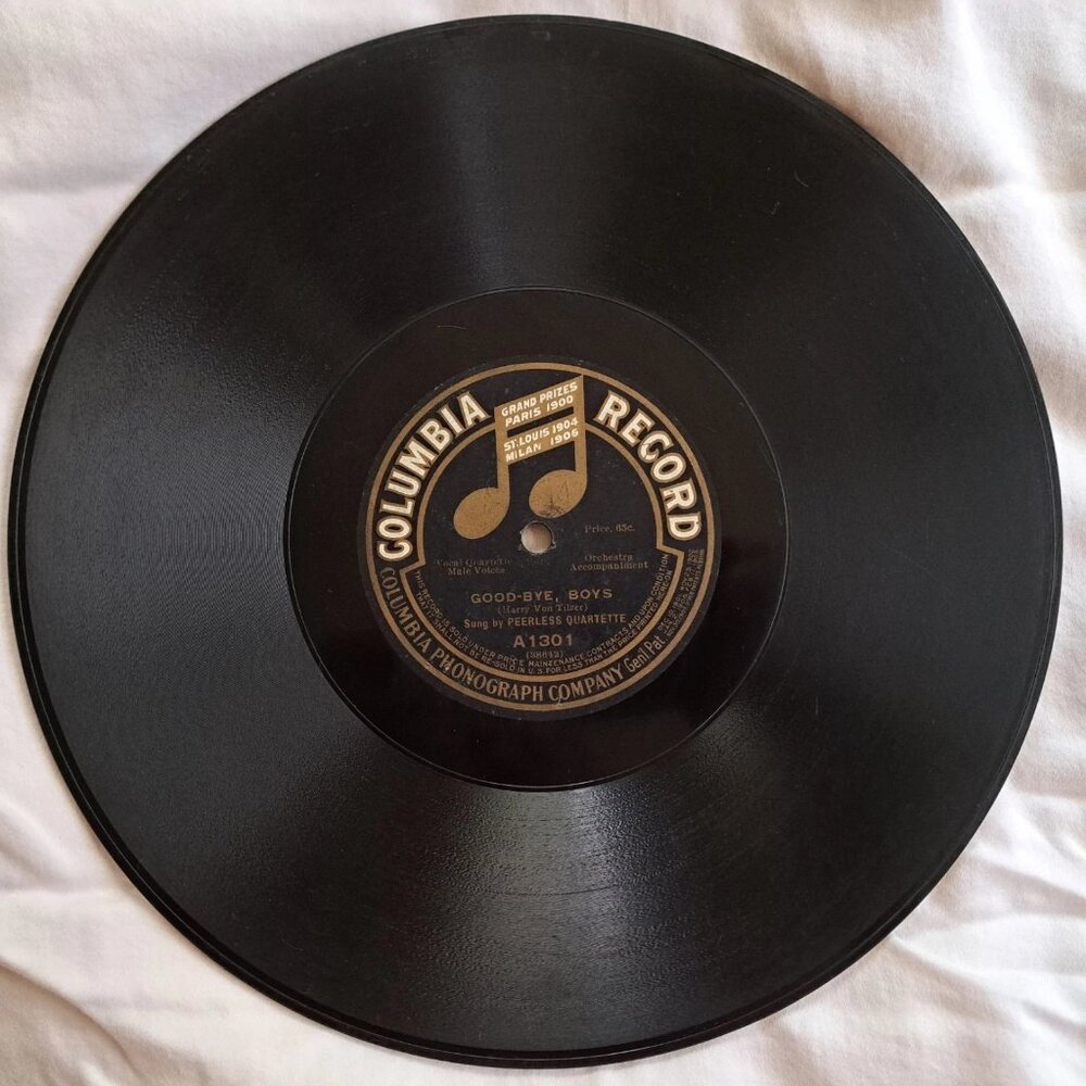 COLUMBIA Record 78 rpm A1301 GOODBYE BOYS / GOODNIGHT NURSE